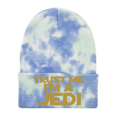 Trust ME I'M A JEDI Tie Dye 12in Knit Beanie