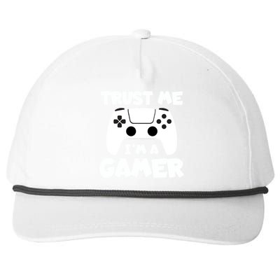 Trust Me I´m A Gamer Online Clothes Computer Video Game Geek Gift Snapback Five-Panel Rope Hat