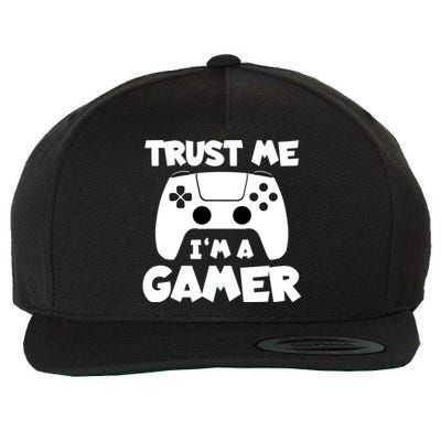 Trust Me I´m A Gamer Online Clothes Computer Video Game Geek Gift Wool Snapback Cap