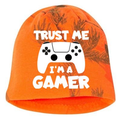 Trust Me I´m A Gamer Online Clothes Computer Video Game Geek Gift Kati - Camo Knit Beanie