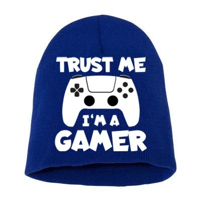 Trust Me I´m A Gamer Online Clothes Computer Video Game Geek Gift Short Acrylic Beanie