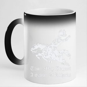 Thou May Ingest A Satchel Of Richards 11oz Black Color Changing Mug