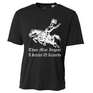 Thou May Ingest A Satchel Of Richards Cooling Performance Crew T-Shirt