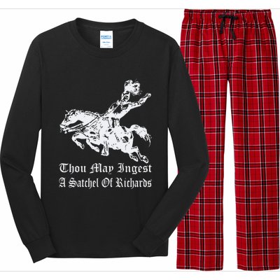 Thou May Ingest A Satchel Of Richards Long Sleeve Pajama Set