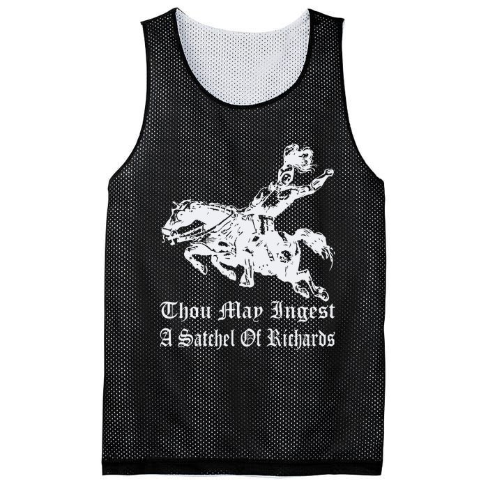 Thou May Ingest A Satchel Of Richards Mesh Reversible Basketball Jersey Tank