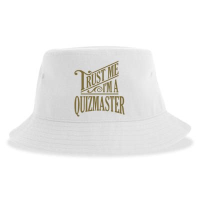 Trust Me IM A Quizmaster Sustainable Bucket Hat