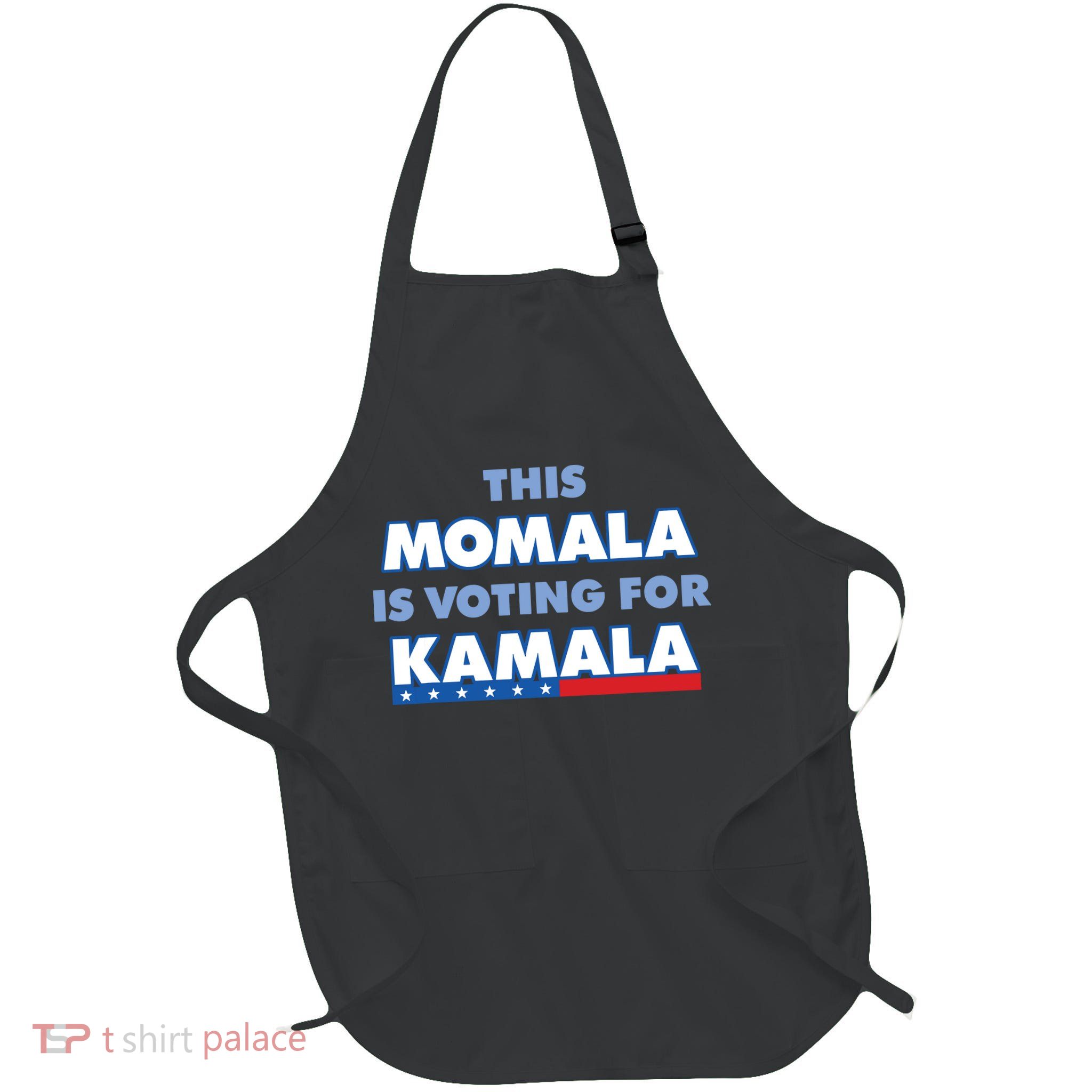 This Momala Is Voting For Kamala Full-Length Apron With Pockets