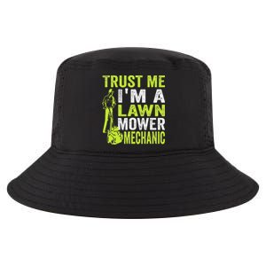 Trust Me IM A Lawn Mower Mechanic Funny Gardening Father Cool Comfort Performance Bucket Hat