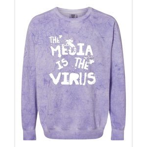 The Media Is The Virus Colorblast Crewneck Sweatshirt