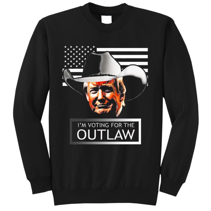 Trump Maga IM Voting For The Outlaw And The Hillbilly 2024 Sweatshirt