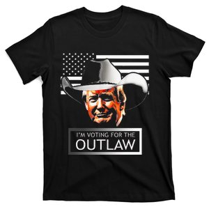 Trump Maga IM Voting For The Outlaw And The Hillbilly 2024 T-Shirt