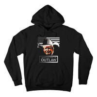 Trump Maga IM Voting For The Outlaw And The Hillbilly 2024 Tall Hoodie