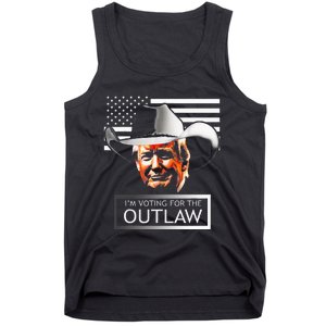 Trump Maga IM Voting For The Outlaw And The Hillbilly 2024 Tank Top