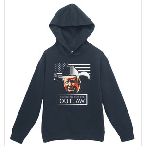 Trump Maga IM Voting For The Outlaw And The Hillbilly 2024 Urban Pullover Hoodie