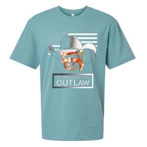 Trump Maga IM Voting For The Outlaw And The Hillbilly 2024 Sueded Cloud Jersey T-Shirt