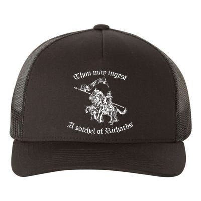 Thou May Ingest A Satchel Of Richards Eat A Bag Of Dicks Yupoong Adult 5-Panel Trucker Hat