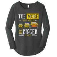 The More I Play With It The Bigger It Gets Off Roader Gift Women's Perfect Tri Tunic Long Sleeve Shirt