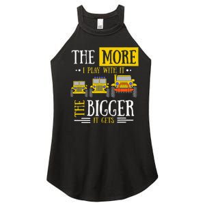 The More I Play With It The Bigger It Gets Off Roader Gift Women's Perfect Tri Rocker Tank