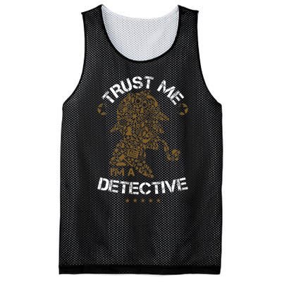 Trust Me I'm A Detective Mesh Reversible Basketball Jersey Tank