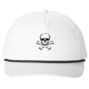 Trust Me I'm A Pirate Funny Skull Crossbones Freebooter Snapback Five-Panel Rope Hat