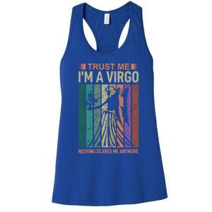 Trust Me Im A Virgo Astrology Gift Women's Racerback Tank