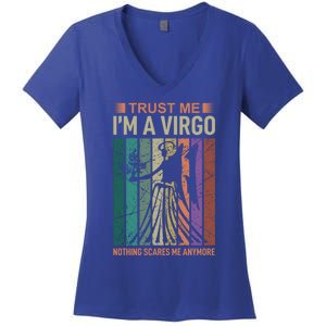 Trust Me Im A Virgo Astrology Gift Women's V-Neck T-Shirt