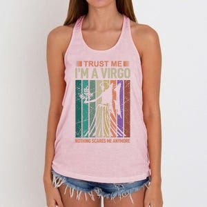 Trust Me Im A Virgo Astrology Gift Women's Knotted Racerback Tank