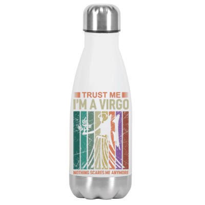 Trust Me Im A Virgo Astrology Gift Stainless Steel Insulated Water Bottle