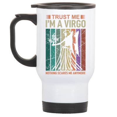 Trust Me Im A Virgo Astrology Gift Stainless Steel Travel Mug