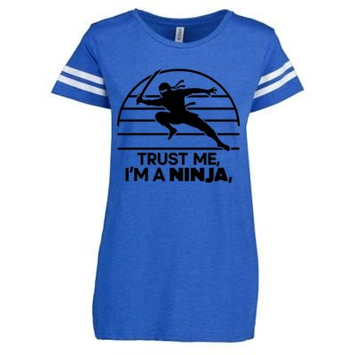 Trust Me IM A Ninja Enza Ladies Jersey Football T-Shirt