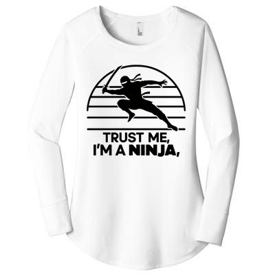 Trust Me IM A Ninja Women's Perfect Tri Tunic Long Sleeve Shirt