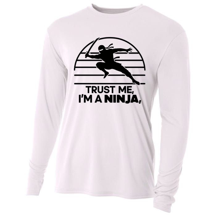 Trust Me IM A Ninja Cooling Performance Long Sleeve Crew