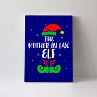 The Mother In Law Elf Funny Christmas Elf Matching Family Gift Canvas