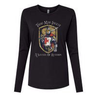 Thou May Ingest A Satchel Of Richards Womens Cotton Relaxed Long Sleeve T-Shirt