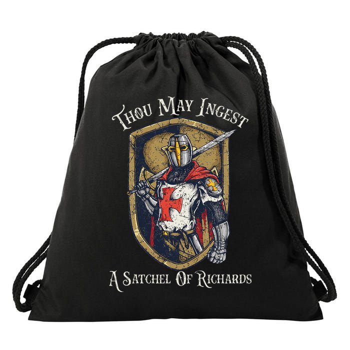 Thou May Ingest A Satchel Of Richards Drawstring Bag