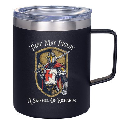 Thou May Ingest A Satchel Of Richards 12oz Stainless Steel Coffee Mug