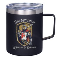 Thou May Ingest A Satchel Of Richards 12oz Stainless Steel Coffee Mug