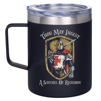 Thou May Ingest A Satchel Of Richards 12oz Stainless Steel Coffee Mug
