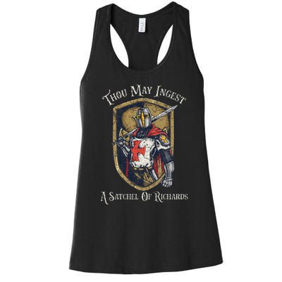 Thou May Ingest A Satchel Of Richards Women's Racerback Tank