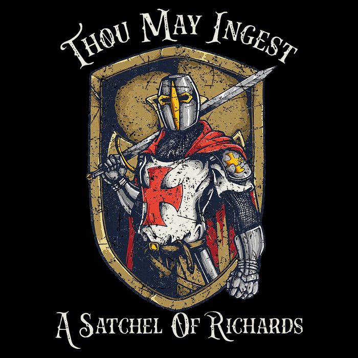 Thou May Ingest A Satchel Of Richards Cropped Pullover Crew