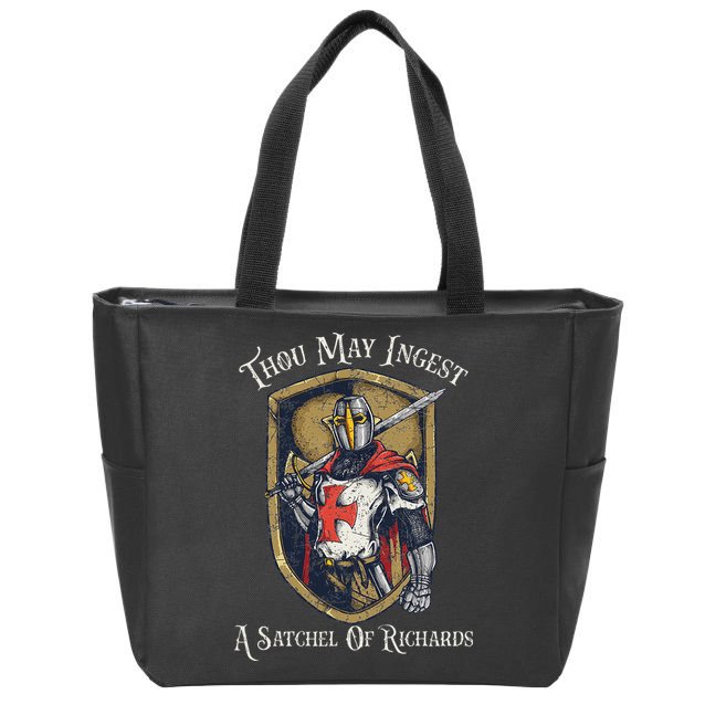 Thou May Ingest A Satchel Of Richards Zip Tote Bag