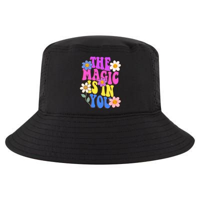 The Magic Is In You Floral Groovy Cute Cool Comfort Performance Bucket Hat