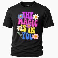 The Magic Is In You Floral Groovy Cute Cooling Performance Crew T-Shirt
