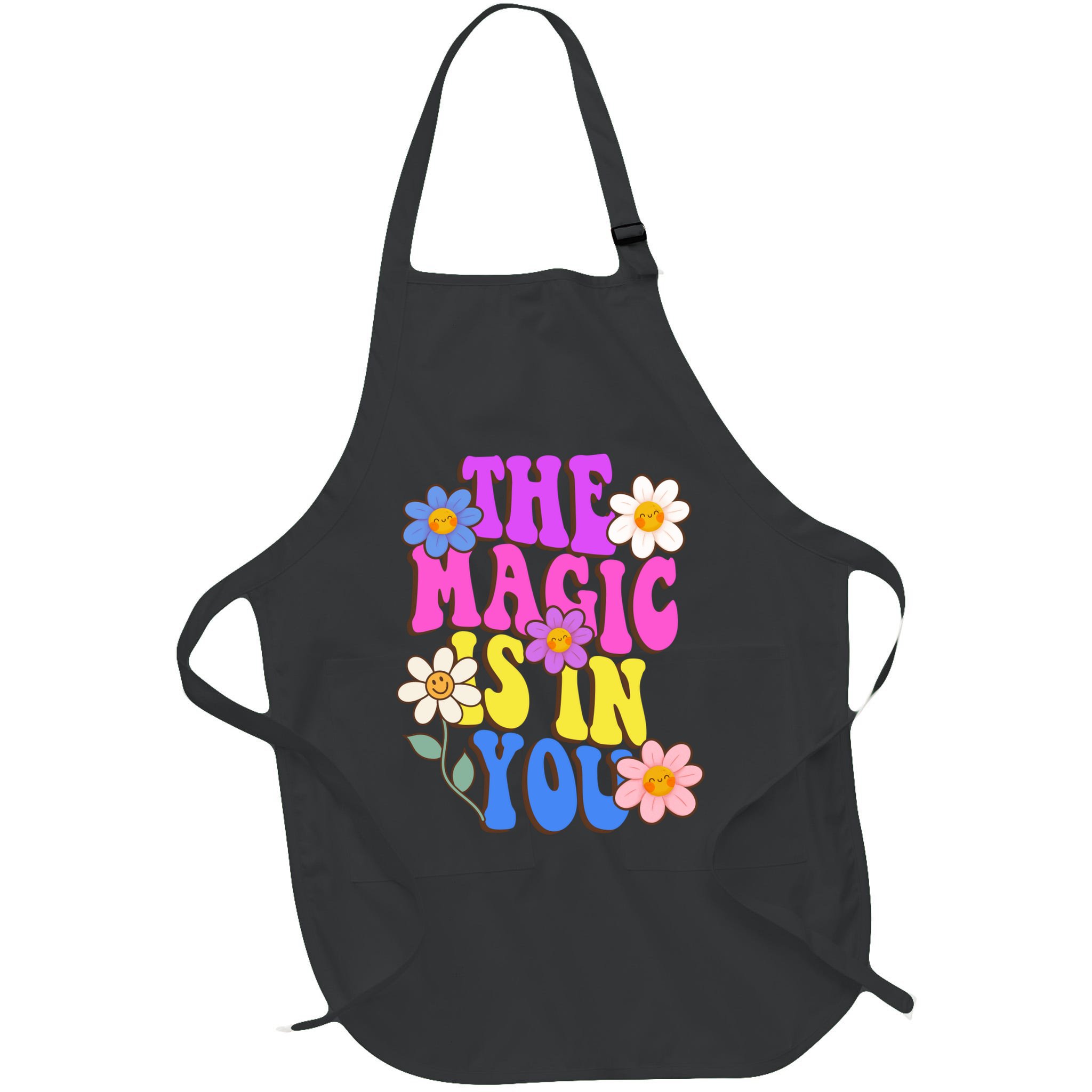 The Magic Is In You Floral Groovy Cute Apron
