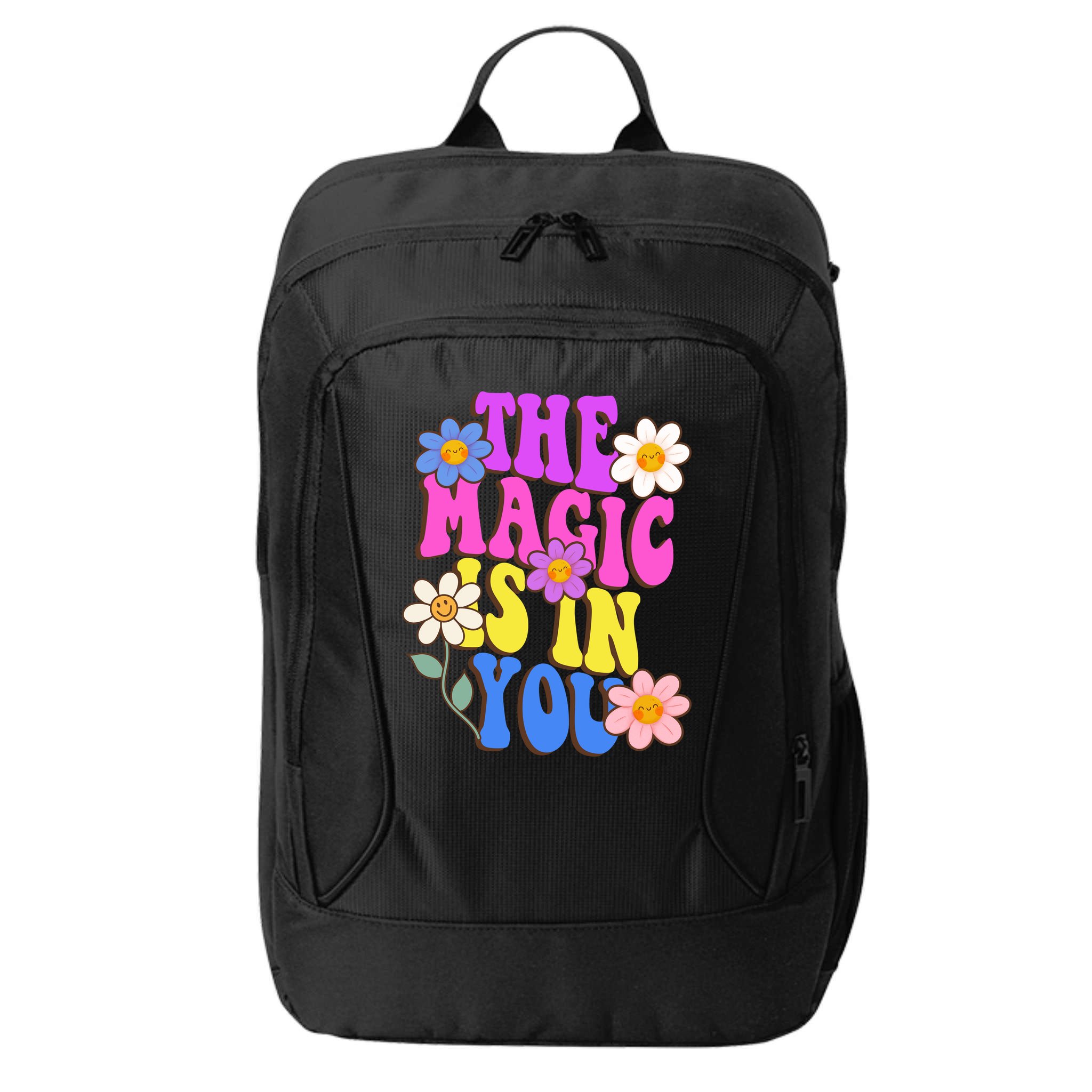 The Magic Is In You Floral Groovy Cute City Backpack