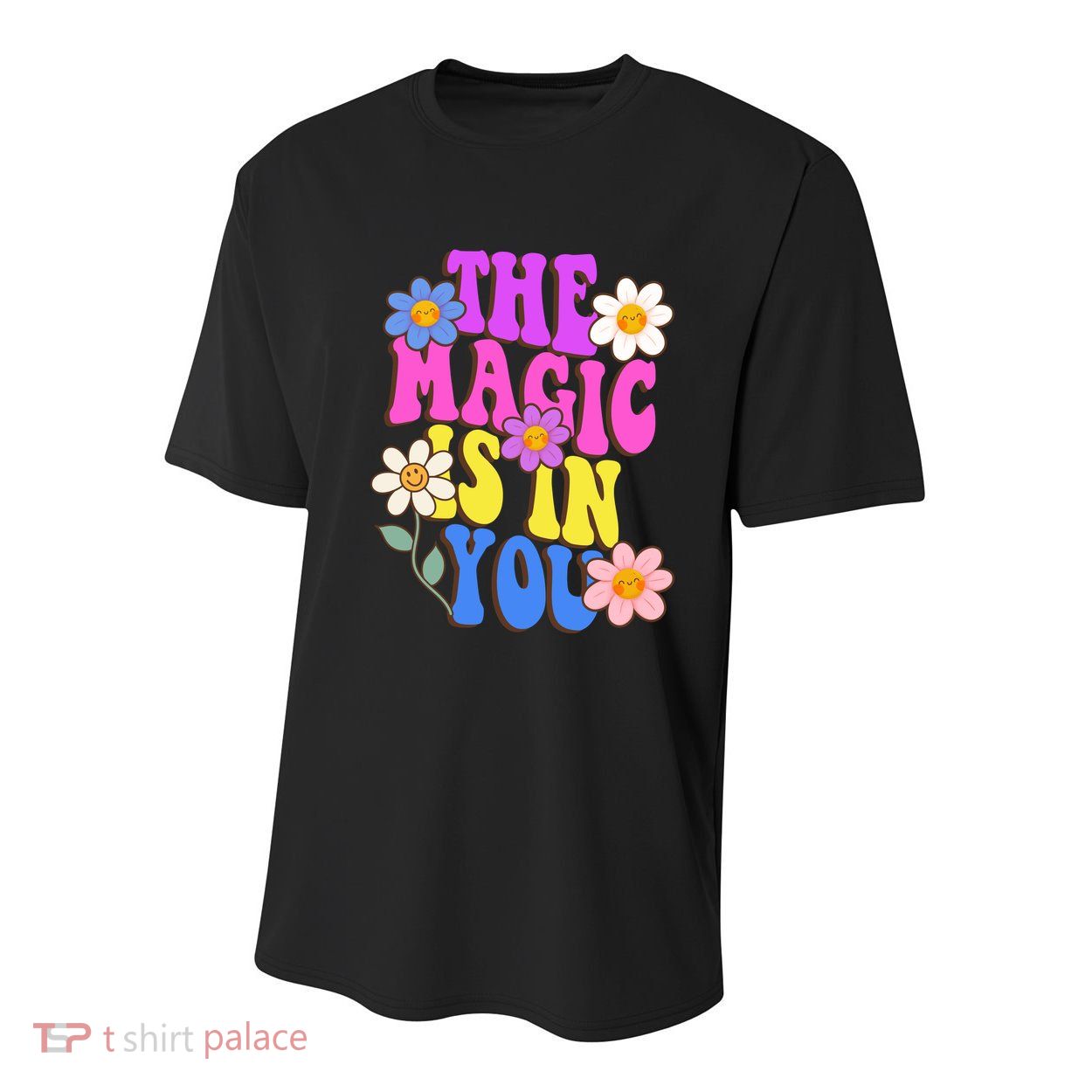 The Magic Is In You Floral Groovy Cute Youth Performance Sprint T-Shirt