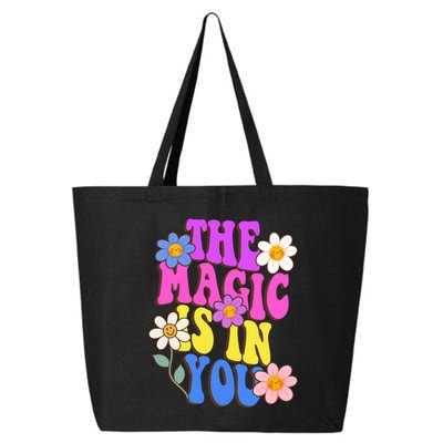The Magic Is In You Floral Groovy Cute 25L Jumbo Tote