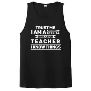 Trust Me I Am A Professional Special Education Teacher Gift PosiCharge Competitor Tank