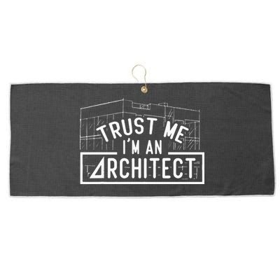 Trust Me I'm An Architect Architects Architecture Student Large Microfiber Waffle Golf Towel