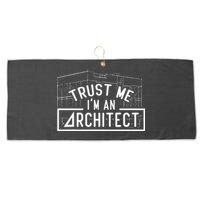 Trust Me I'm An Architect Architects Architecture Student Large Microfiber Waffle Golf Towel